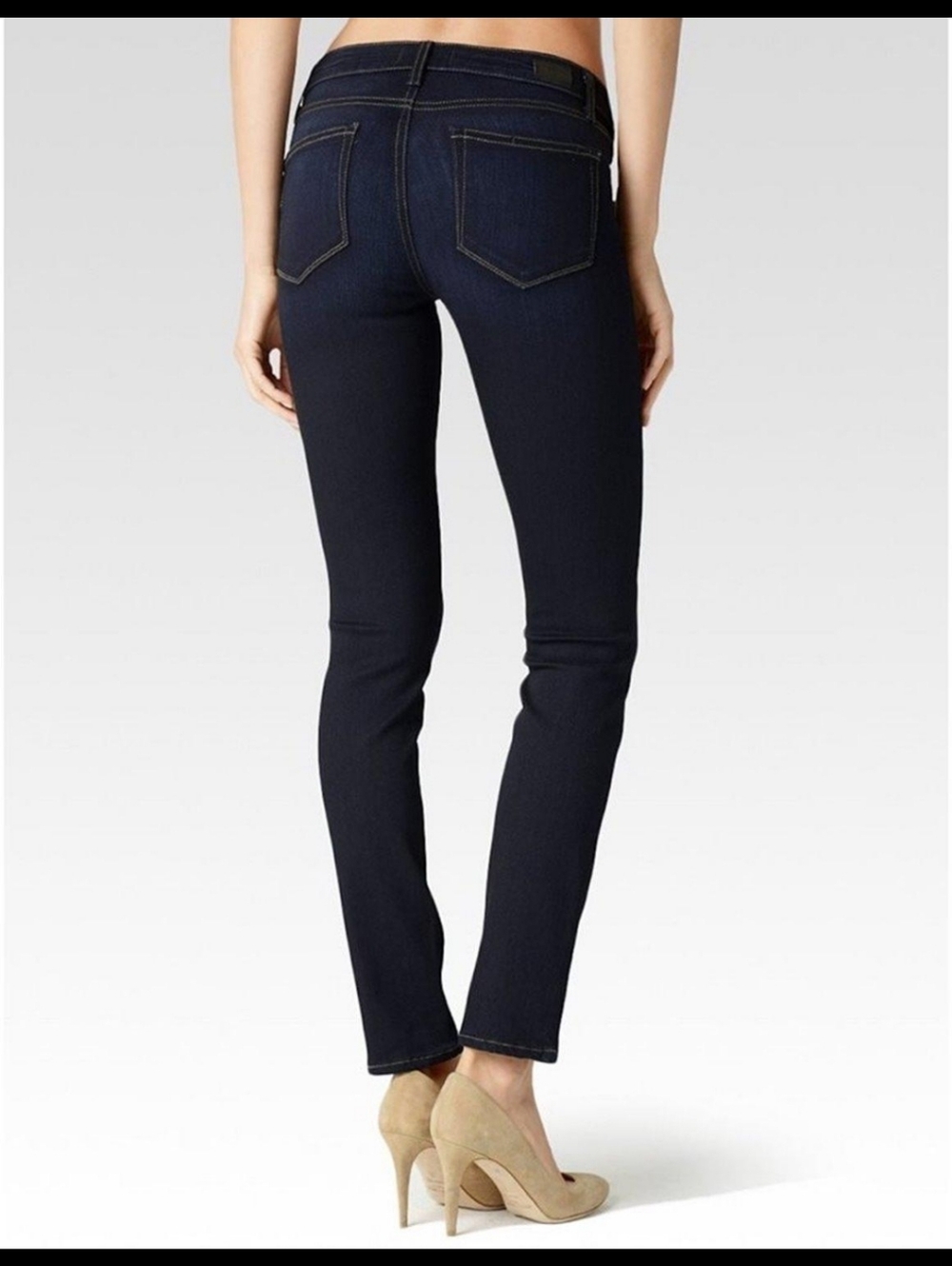 PAIGE Hoxton Skinny Jeans Dark Wash High Rise Size 27